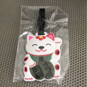🖤NEW Maneki neko luggage tag